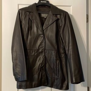 Leather jacket, size Large